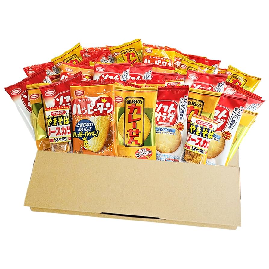 Amazon.co.jp: ミニ せんべい 個包装 4種A 計30個 詰め合わせ